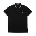 Black Polo White Background