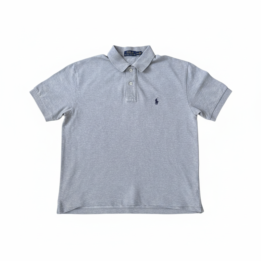 Grey Polo Ralph Lauren White Background