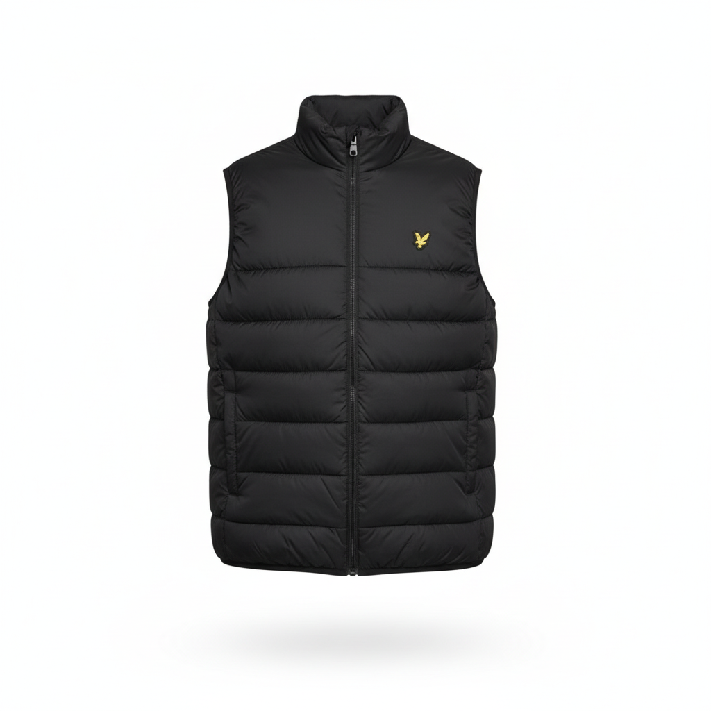 Lyle & Scott Steppweste weißer Hintergrund