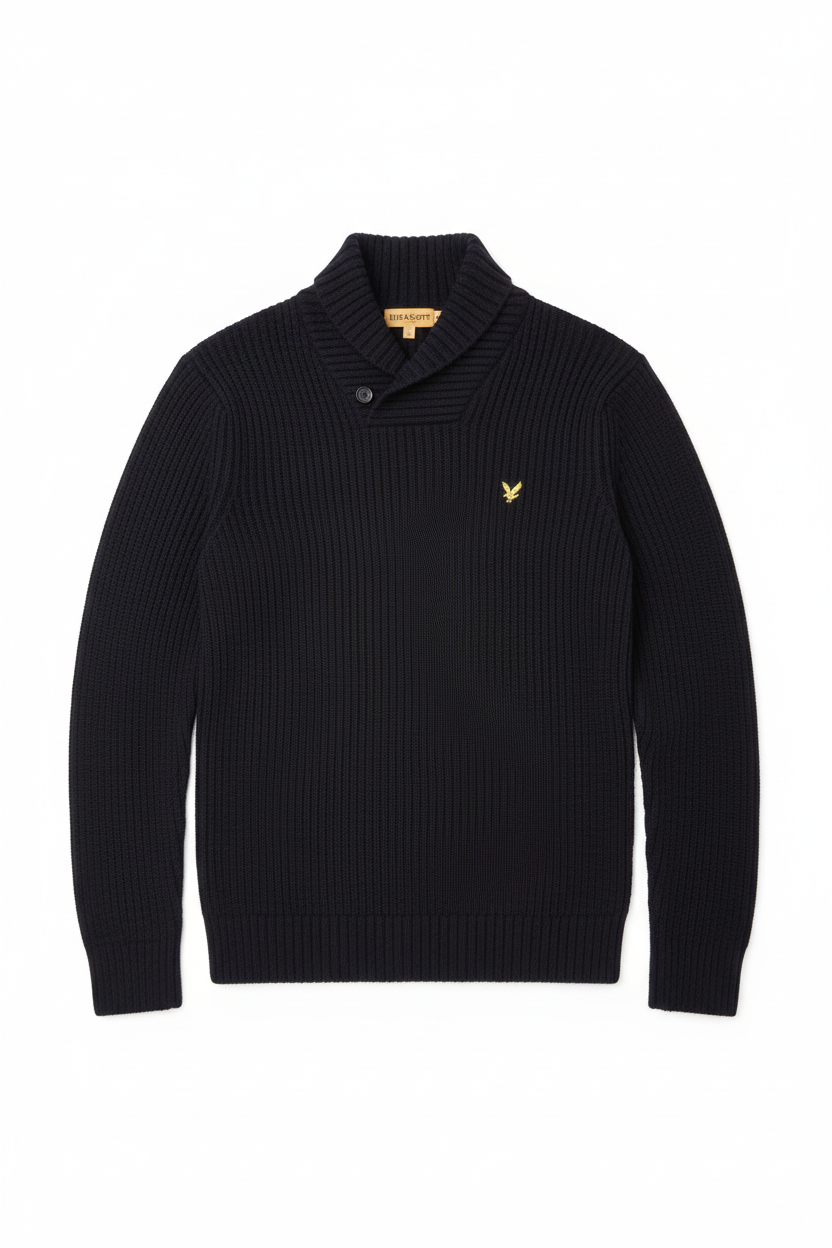 Lyle & Scott Sweater White Background