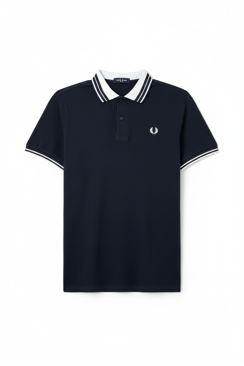 Navy Polo Full View
