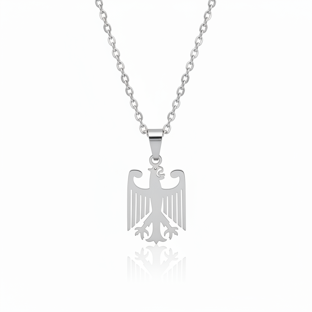 Deutschland Kette Edelstahl | Silber & Gold | 45cm