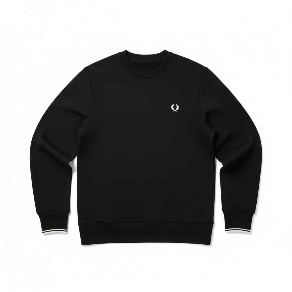 Sweatshirt auf weißem Hintergrund