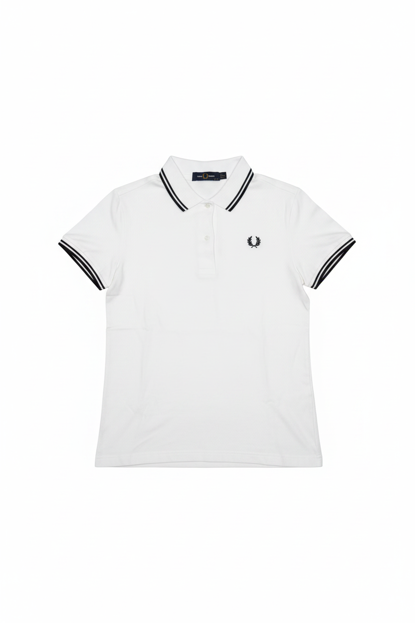 Weißes Polo-Shirt Produktbild