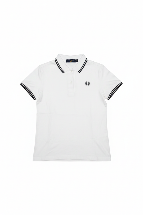 Weißes Polo-Shirt Produktbild